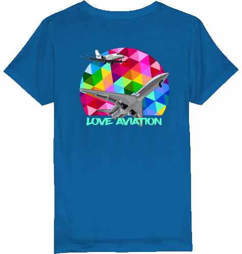 Kids T-Shirt Love Aviation - SUPERSONIC aero 4U