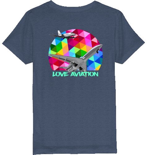 Kids T-Shirt Love Aviation - SUPERSONIC aero 4U