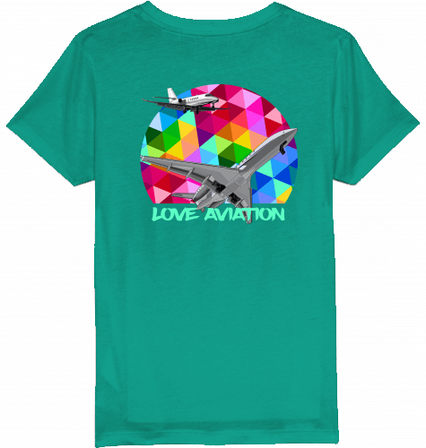 Kids T-Shirt Love Aviation - SUPERSONIC aero 4U