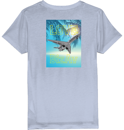 Kids T-Shirt Love BizAv Business Aviation - SUPERSONIC aero 4U