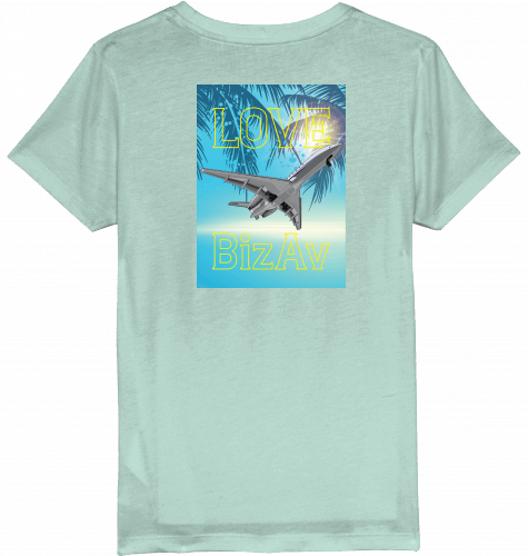 Kids T-Shirt Love BizAv Business Aviation - SUPERSONIC aero 4U