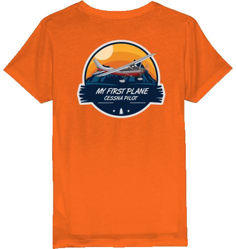 Kids T-Shirt My first Plane Cessna C172 - SUPERSONIC aero 4U