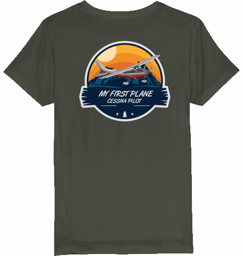 Kids T-Shirt My first Plane Cessna C172 - SUPERSONIC aero 4U