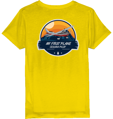 Kids T-Shirt My first Plane Cessna C172 - SUPERSONIC aero 4U