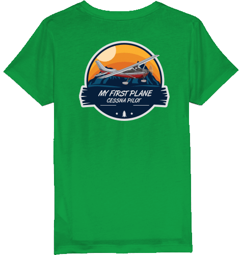 Kids T-Shirt My first Plane Cessna C172 - SUPERSONIC aero 4U