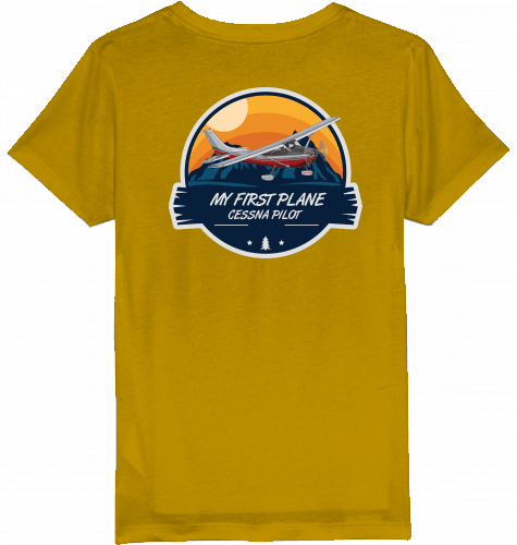 Kids T-Shirt My first Plane Cessna C172 - SUPERSONIC aero 4U