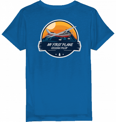 Kids T-Shirt My first Plane Cessna C172 - SUPERSONIC aero 4U