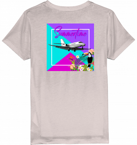 Kids T-Shirt Summertime in Aviation - SUPERSONIC aero 4U