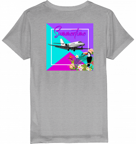 Kids T-Shirt Summertime in Aviation - SUPERSONIC aero 4U