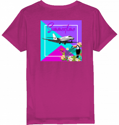 Kids T-Shirt Summertime in Aviation - SUPERSONIC aero 4U