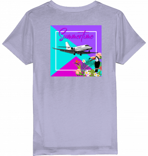 Kids T-Shirt Summertime in Aviation - SUPERSONIC aero 4U