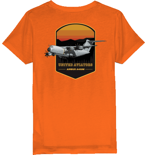 Kids T-Shirt United Aviators Airbus A400M - SUPERSONIC aero 4U