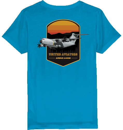 Kids T-Shirt United Aviators Airbus A400M - SUPERSONIC aero 4U