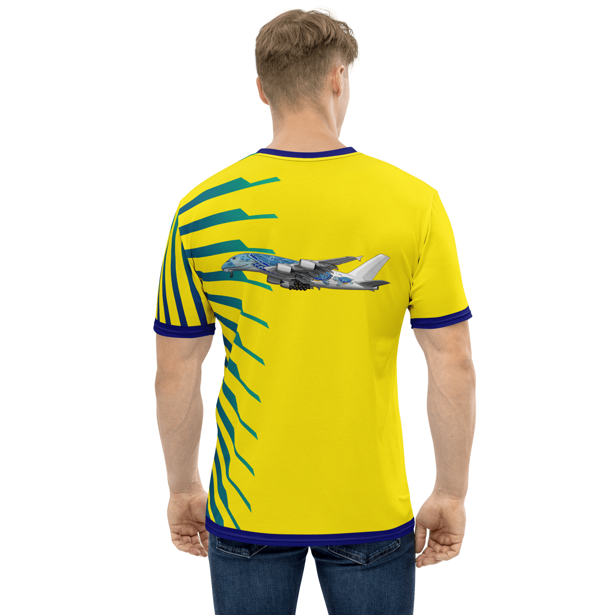 Men's t-shirt "Airbus A380" AOP All Over Print - SUPERSONIC aero 4U