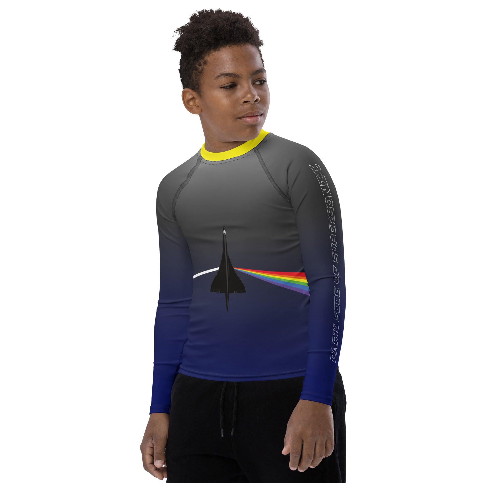 SCHWIMM- UND SONNENSCHUTZSHIRT FÜR JUGENDLICHE UNISEX "DARK SIDE OF SUPERSONIC" AOP ALL OVER PRINT - SUPERSONIC aero 4U