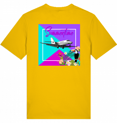 Summertime Business Jet T-shirt 2.0 - SUPERSONIC aero 4U