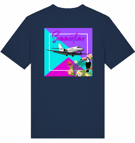 Summertime Business Jet T-shirt 2.0 - SUPERSONIC aero 4U