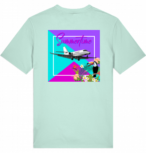 Summertime Business Jet T-shirt 2.0 - SUPERSONIC aero 4U