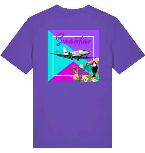 Summertime Business Jet T-shirt 2.0 - SUPERSONIC aero 4U