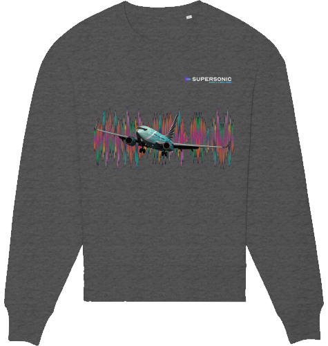 Sweatshirt Boeing 737 BBJ Business Jet I Unisex - SUPERSONIC aero 4U