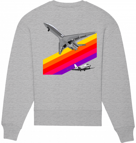 Sweatshirt VHS Design Aviation Unisex - SUPERSONIC aero 4U