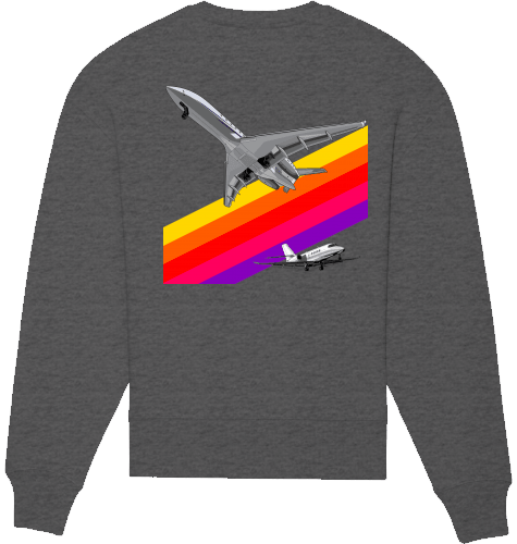 Sweatshirt VHS Design Aviation Unisex - SUPERSONIC aero 4U