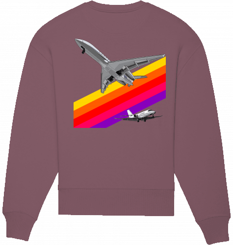 Sweatshirt VHS Design Aviation Unisex - SUPERSONIC aero 4U