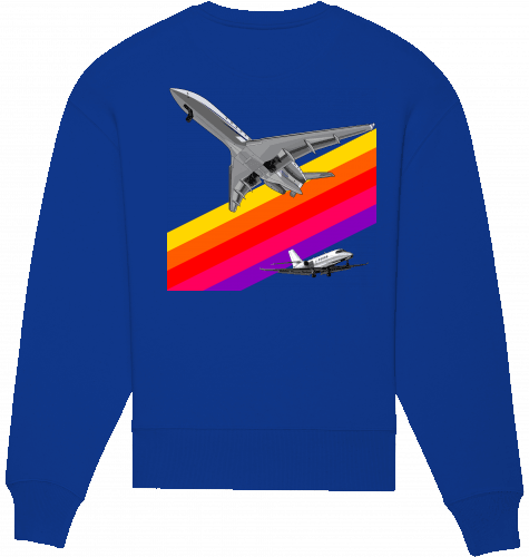 Sweatshirt VHS Design Aviation Unisex - SUPERSONIC aero 4U