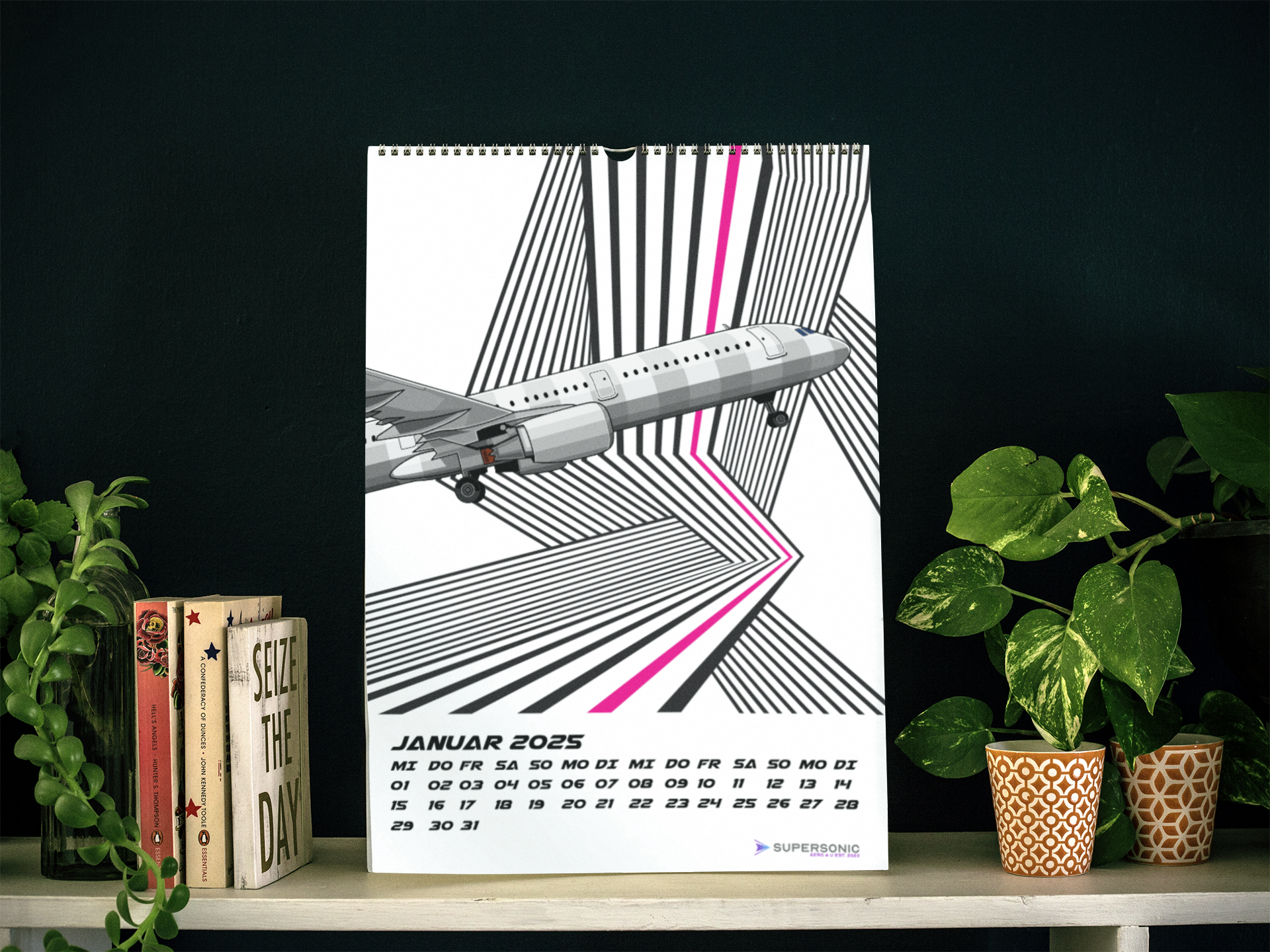 Aviation Wandkalender 2025 (50 x 70cm)