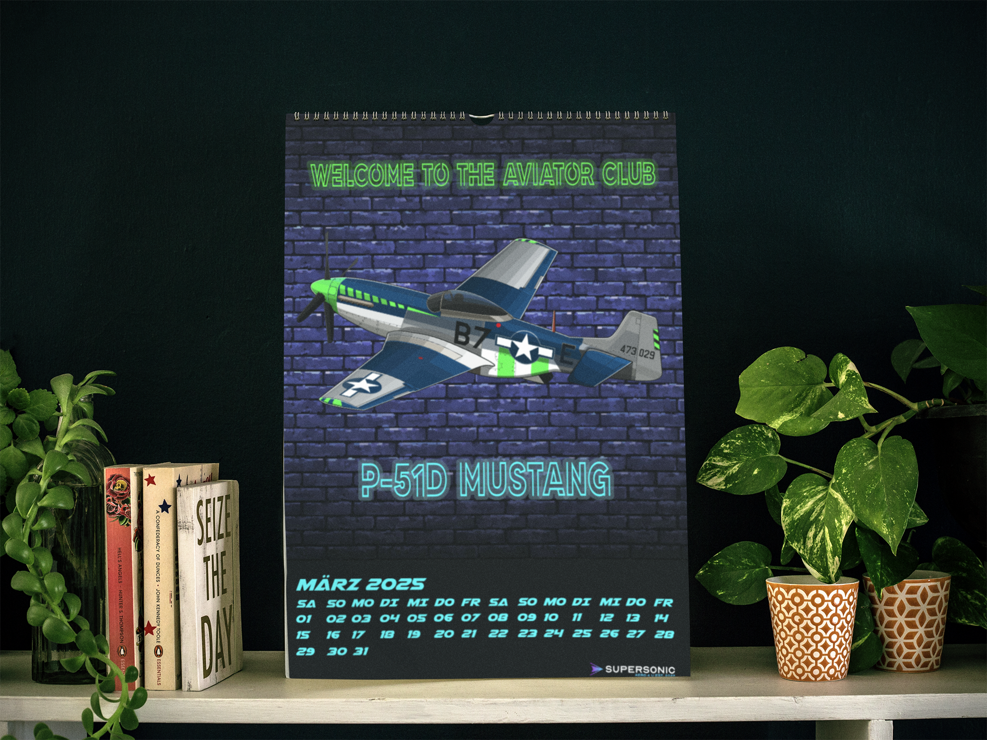 Aviation Wandkalender 2025 (50 x 70cm)