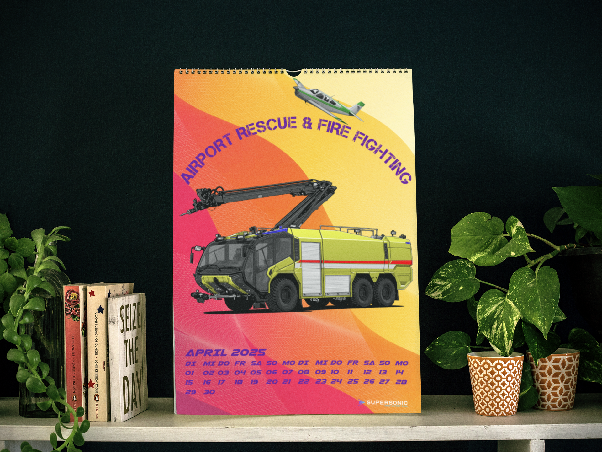 Aviation Wandkalender 2025 (50 x 70cm)