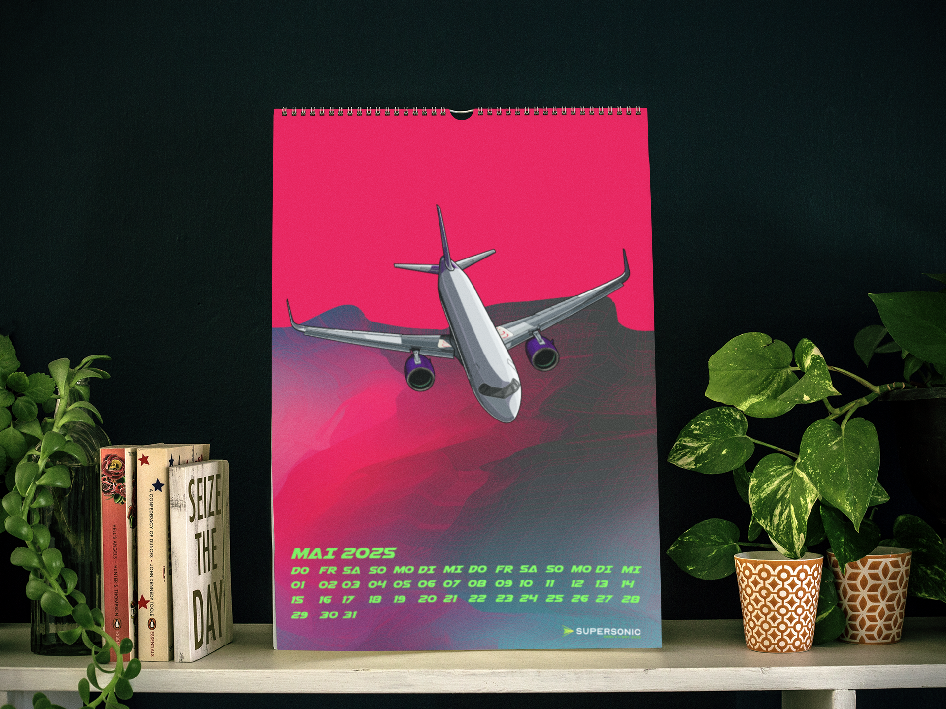 Aviation Wandkalender 2025 (50 x 70cm)