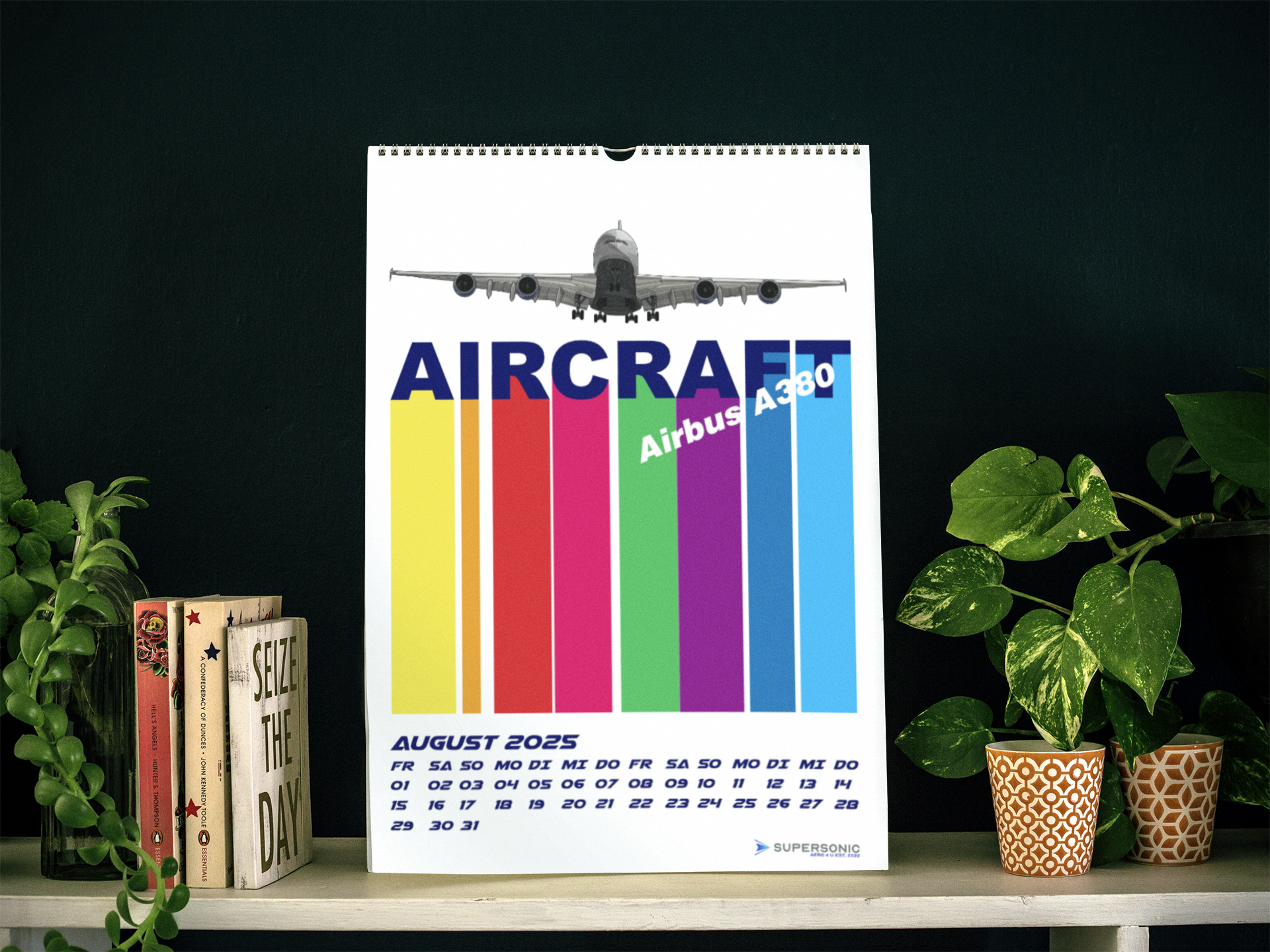 Aviation Wandkalender 2025 (50 x 70cm)