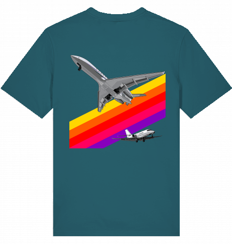 VHS 80ties Aviation T-shirt 2.0 - SUPERSONIC aero 4U