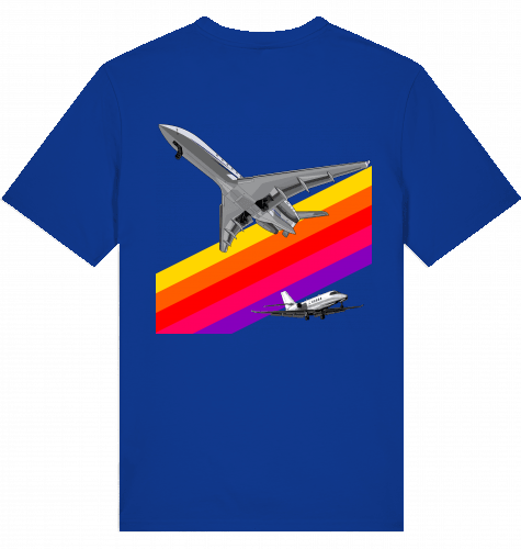 VHS 80ties Aviation T-shirt 2.0 - SUPERSONIC aero 4U