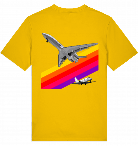 VHS 80ties Aviation T-shirt 2.0 - SUPERSONIC aero 4U