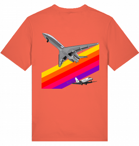 VHS 80ties Aviation T-shirt 2.0 - SUPERSONIC aero 4U