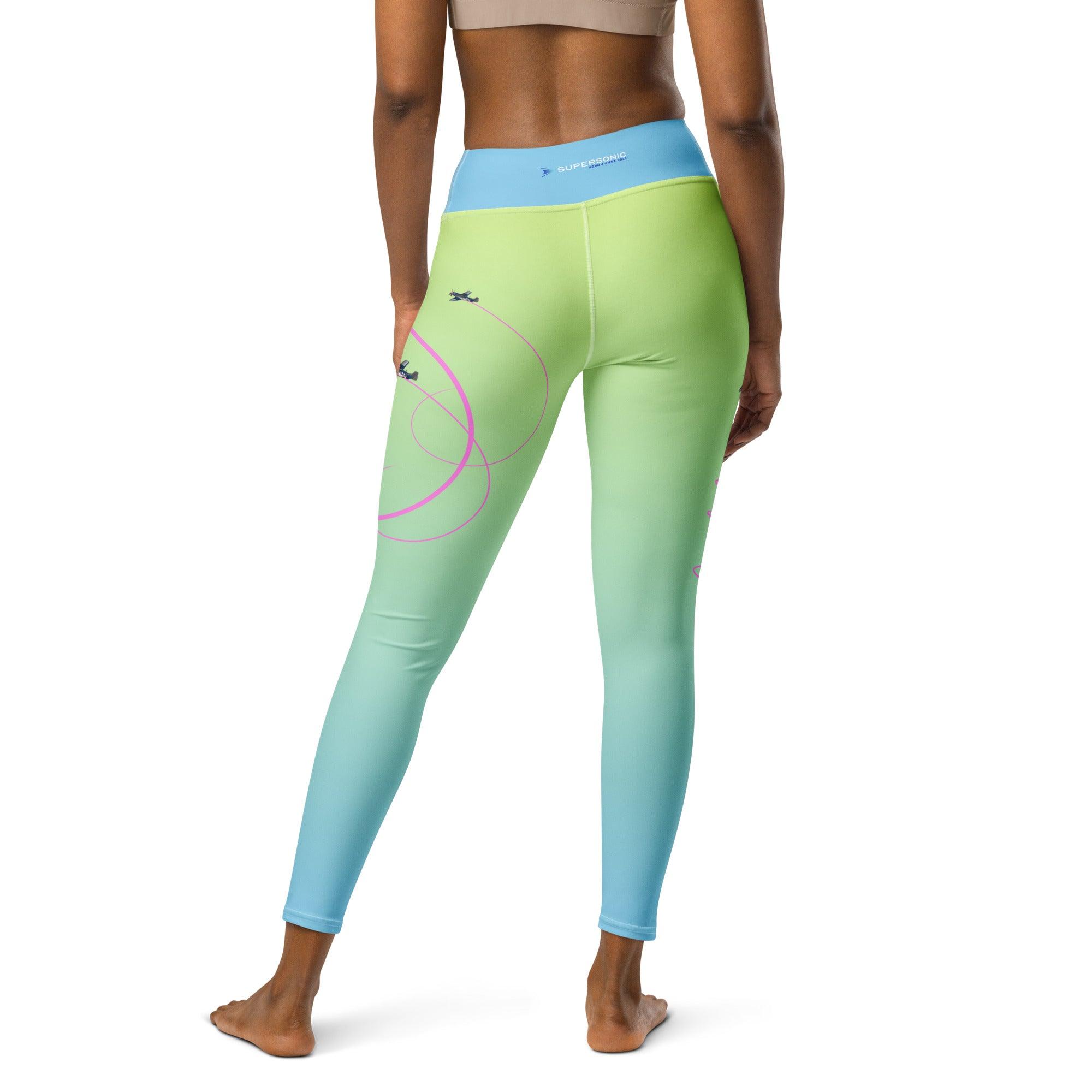 Yoga Leggings "Aerobatics" - SUPERSONIC aero 4U