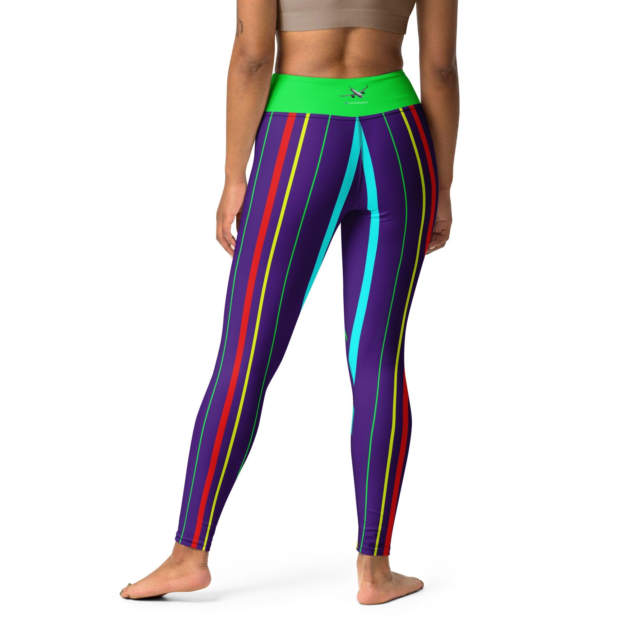 Yoga Leggings "Line UP" - SUPERSONIC aero 4U