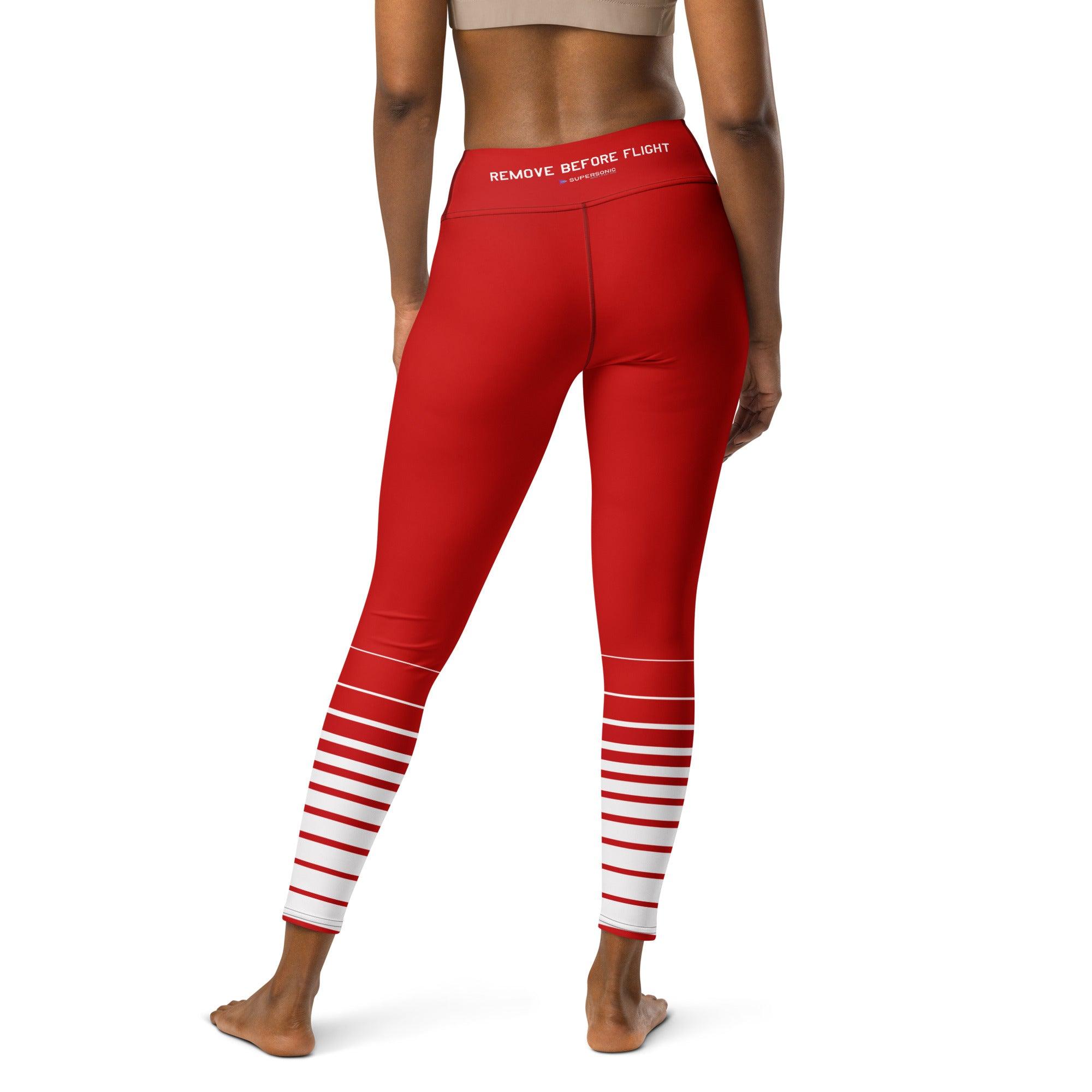 Yoga Leggings "Remove before Flight" - SUPERSONIC aero 4U