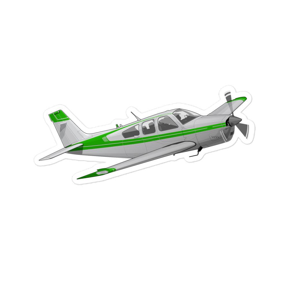 Aviation Sticker "Beech Bonanza" - SUPERSONIC aero 4U