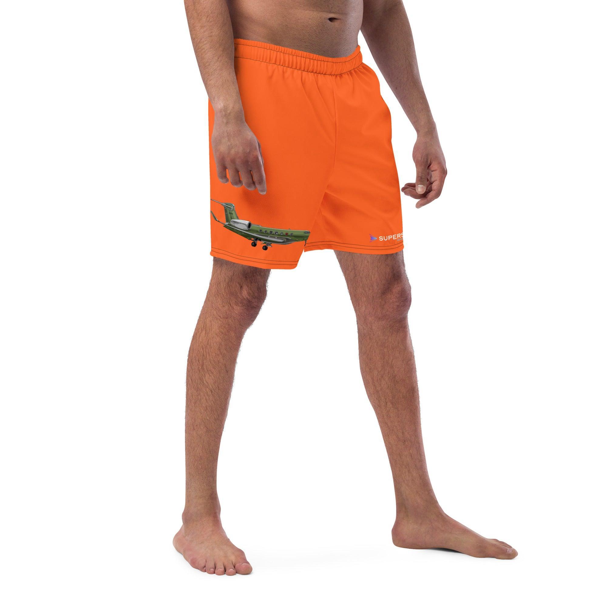 Badeshorts "Gulfstream G500/600 Factory Green" - SUPERSONIC aero 4U