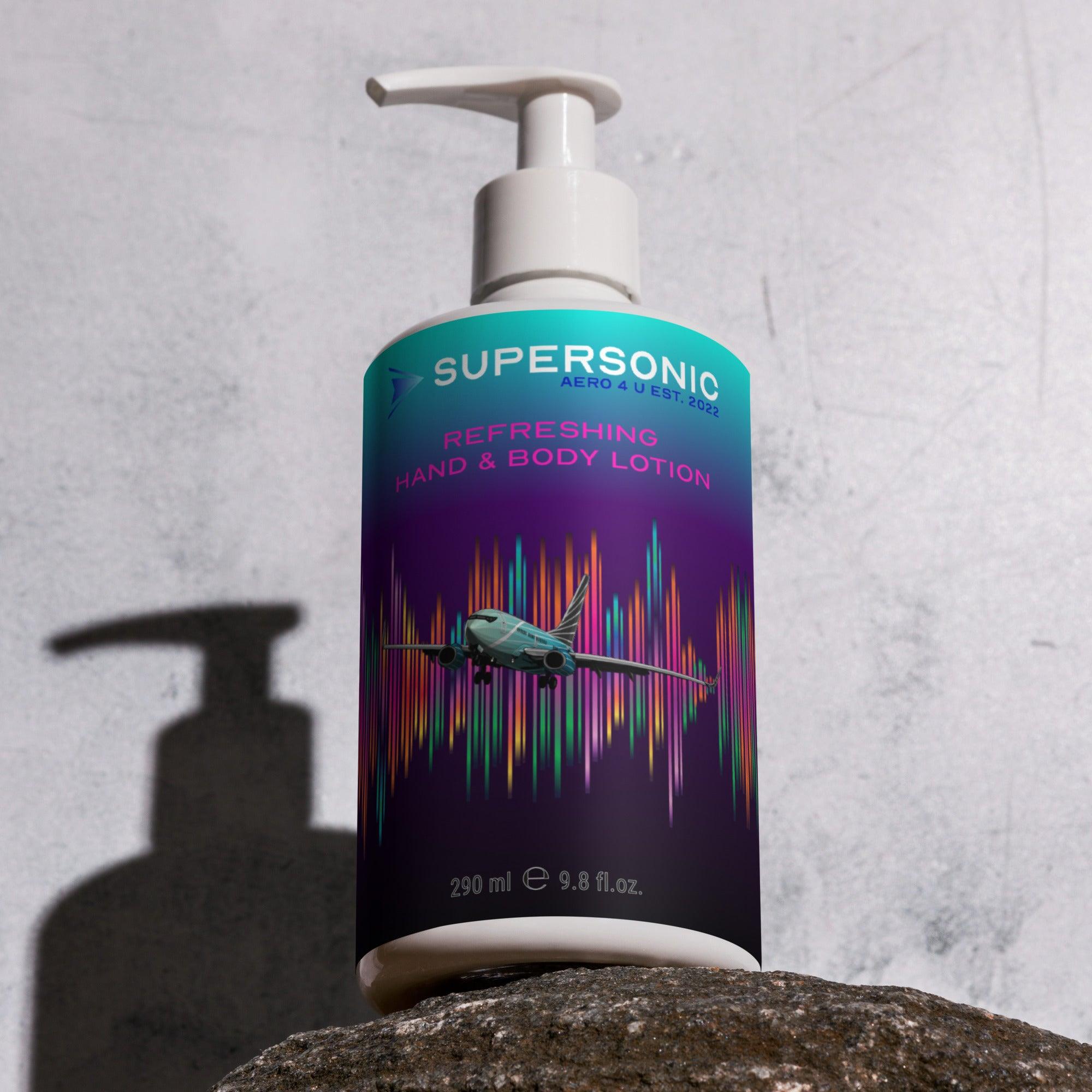 Erfrischende Hand- und Bodylotion - SUPERSONIC aero 4U