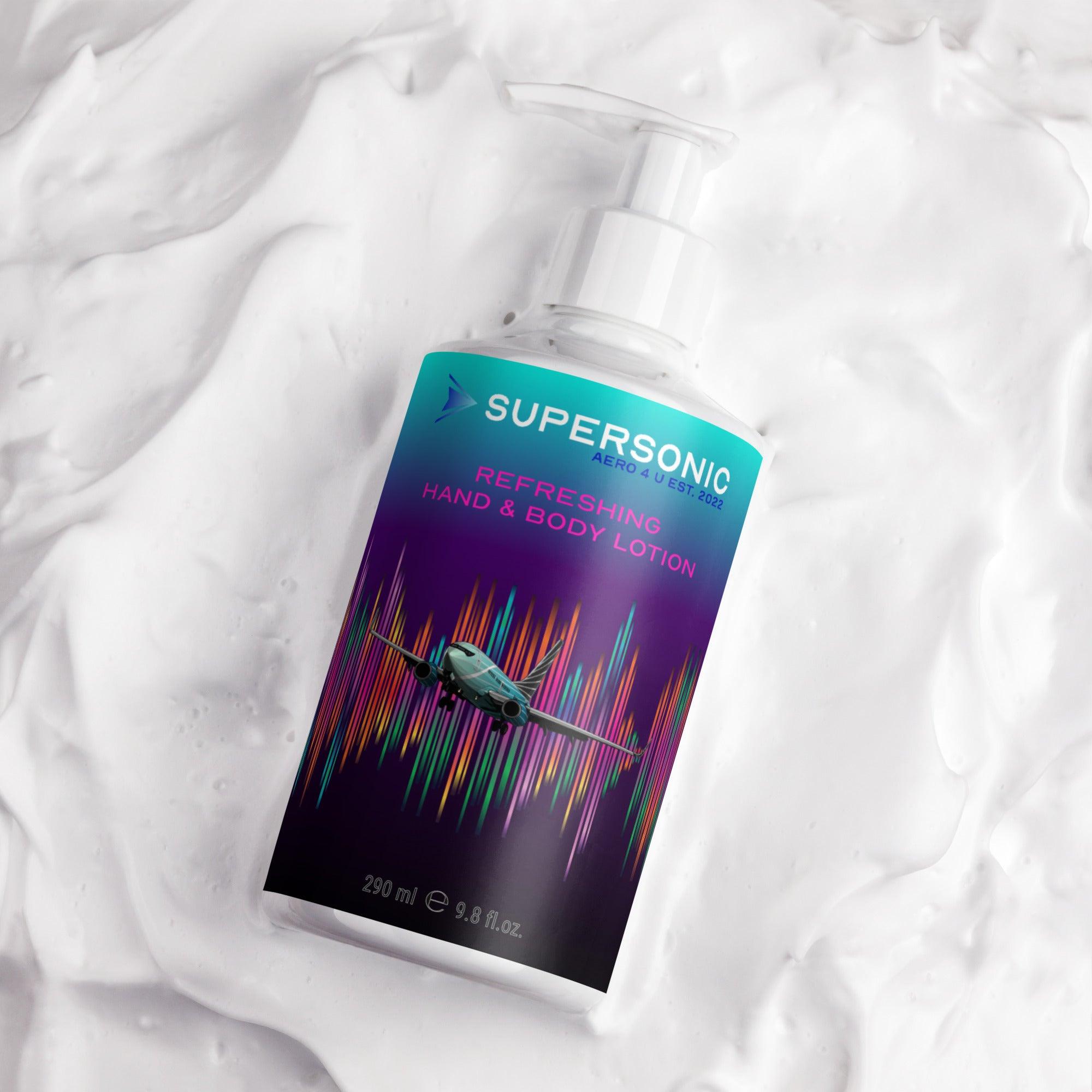 Erfrischende Hand- und Bodylotion - SUPERSONIC aero 4U