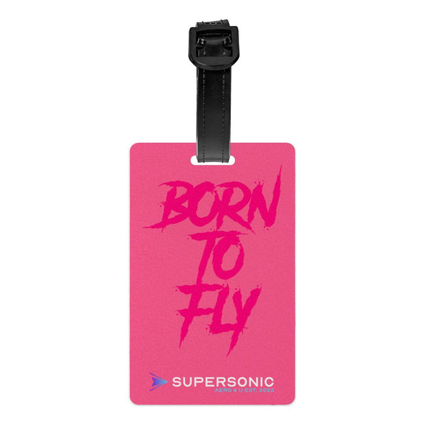 Gepäckanhänger - Born to Fly - SUPERSONIC aero 4U