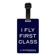 Gepäckanhänger - I fly First Class - SUPERSONIC aero 4U