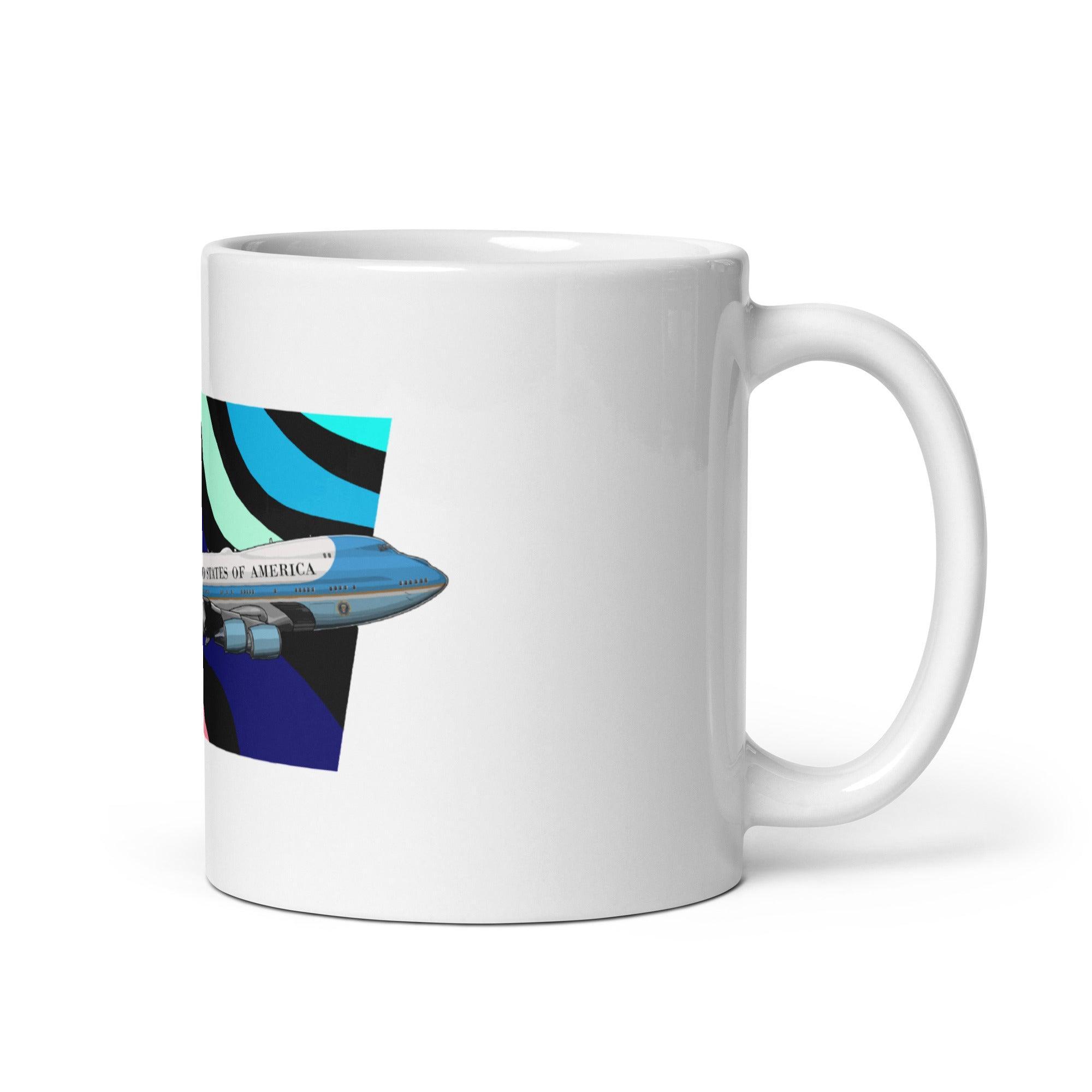 air force one coffee mug Boeing VC-25A Air Force One Coffee Mug