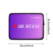 Laptop Tasche Neopren｜ Love Kiss and Fly - SUPERSONIC aero 4U