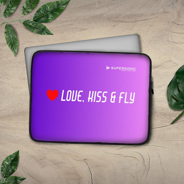 Laptop Tasche Neopren｜ Love Kiss and Fly - SUPERSONIC aero 4U