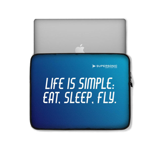 Laptop Tasche Neopren｜Eat Sleep and Fly - SUPERSONIC aero 4U